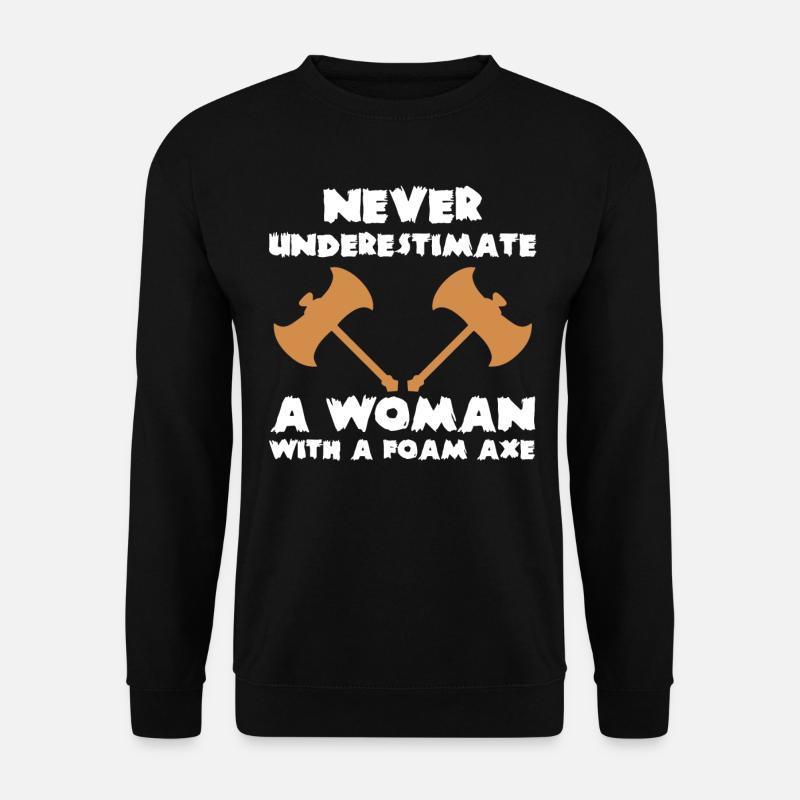 Larp, Live-Action-Rollenspiel - Unisex Pullover - Schwarz