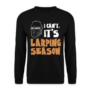 Larp, live-action role-playing game - Unisex Sweatshirt - black - Front - Alina (178cm) & Michal (187cm)