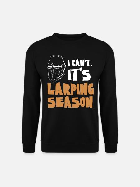 Larp, Live-Action-Rollenspiel - Unisex Pullover - Schwarz