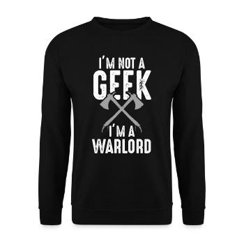 Larp, live-action role-playing game - Unisex Sweatshirt - black - Front - Alina (178cm) & Michal (187cm)