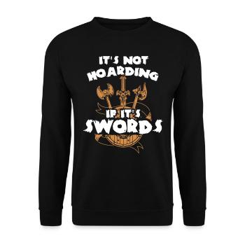Larp, live-action role-playing game - Unisex Sweatshirt - black - Front - Alina (178cm) & Michal (187cm)