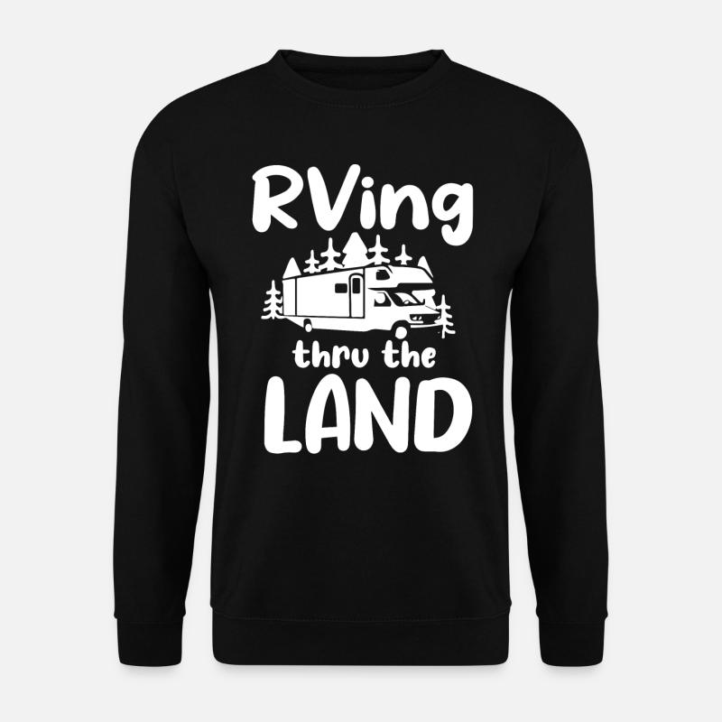 Wohnmobil-Camping - Unisex Pullover - Schwarz