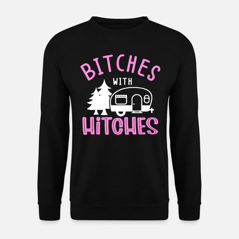 Wohnmobil-Camping - Unisex Pullover - Schwarz