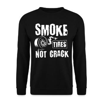 Drifts Drifting, Autodrift - Unisex Sweatshirt - black - Front - Alina (178cm) & Michal (187cm)