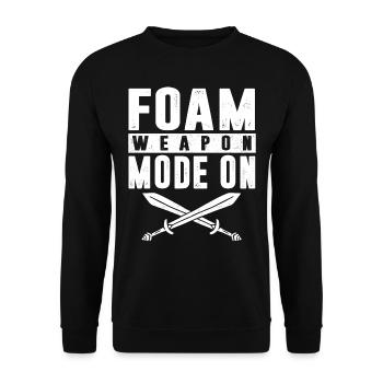 Larp, Larping, Role Play - Unisex Sweatshirt - black - Front - Alina (178cm) & Michal (187cm)