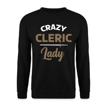 Larp, Larping, Role Play - Unisex Sweatshirt - black - Front - Alina (178cm) & Michal (187cm)