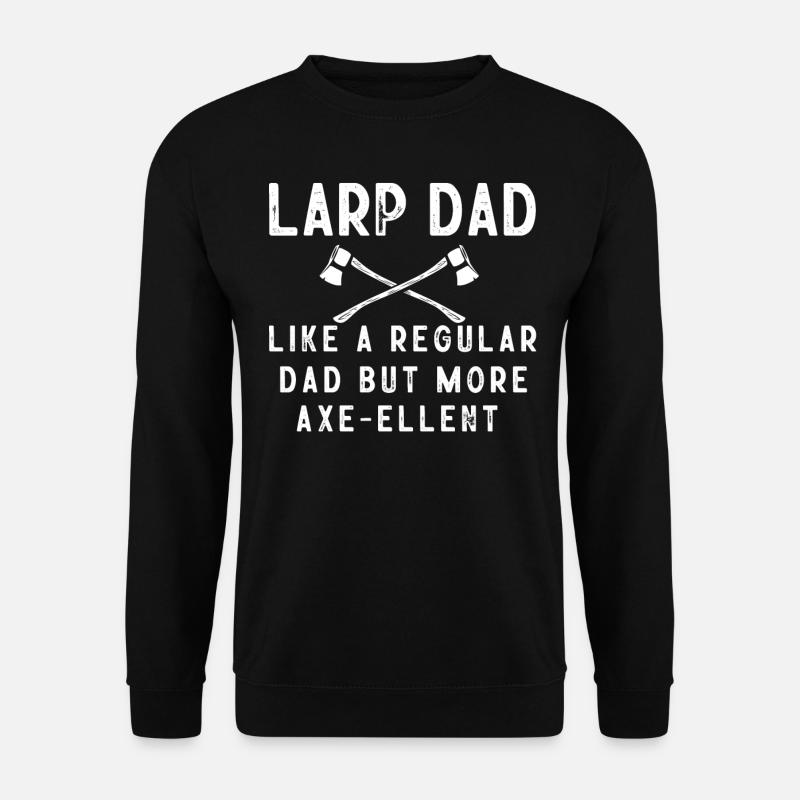Larp, Larping, Rollenspiel - Unisex Pullover - Schwarz
