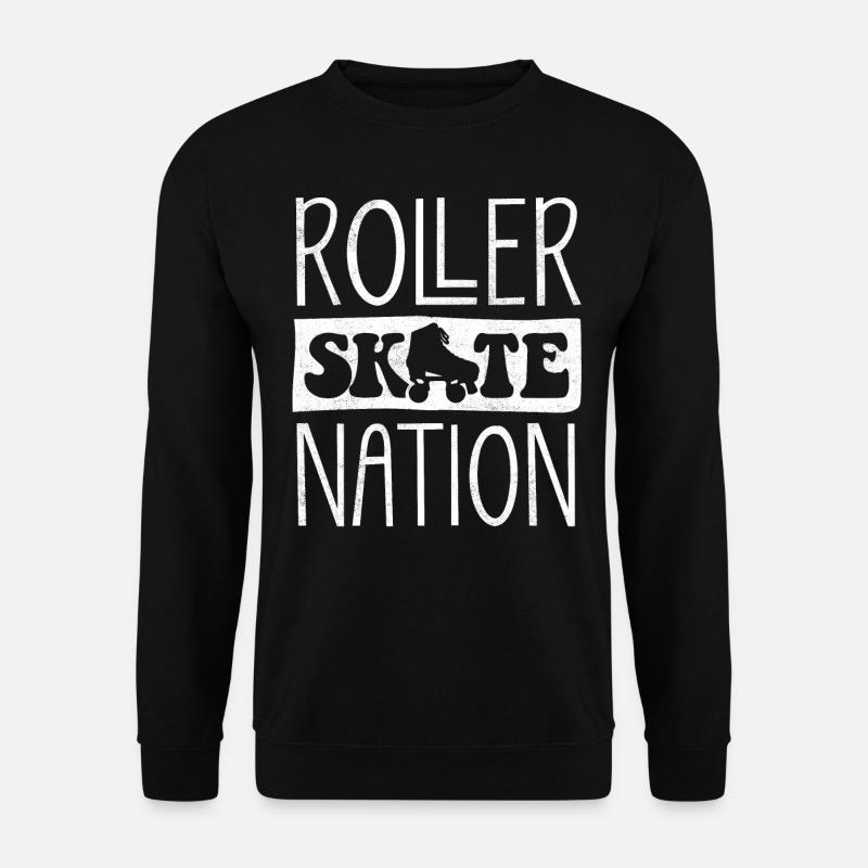 Skating, roller skating - Unisex Sweatshirt - black