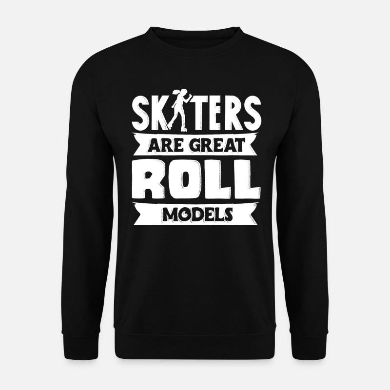 Skating, roller skating - Unisex Sweatshirt - black