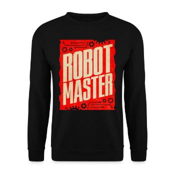 Robotik, Robotikingenieur - Unisex Pullover - Schwarz - Vorne - Alina (178cm) & Michal (187cm)