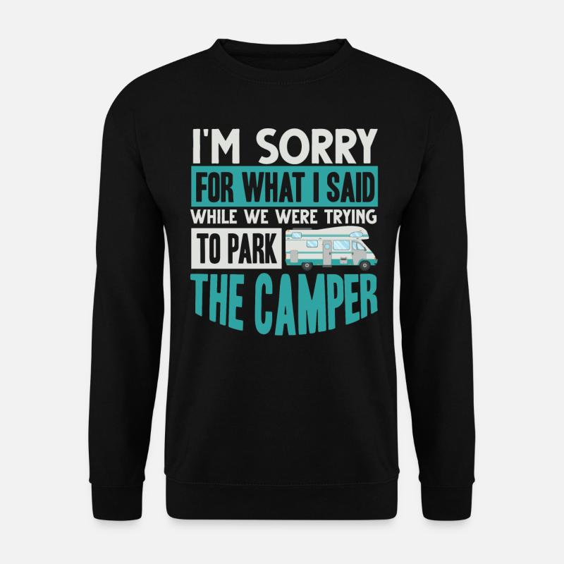 RV, RV, RV Camping - Unisex Sweatshirt - black