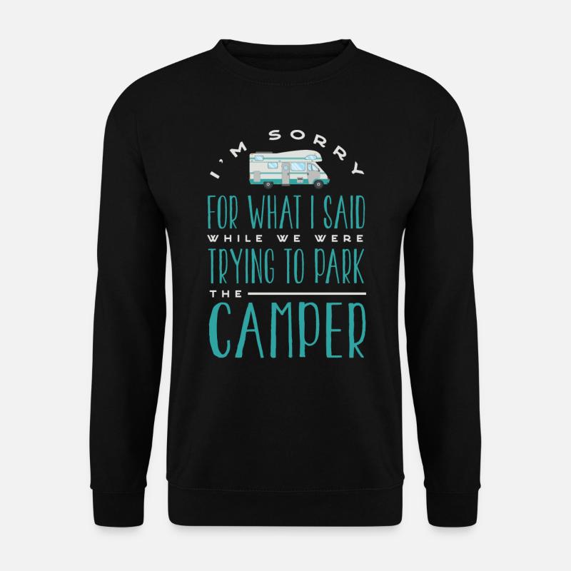 RV, RV, RV Camping - Unisex Sweatshirt - black
