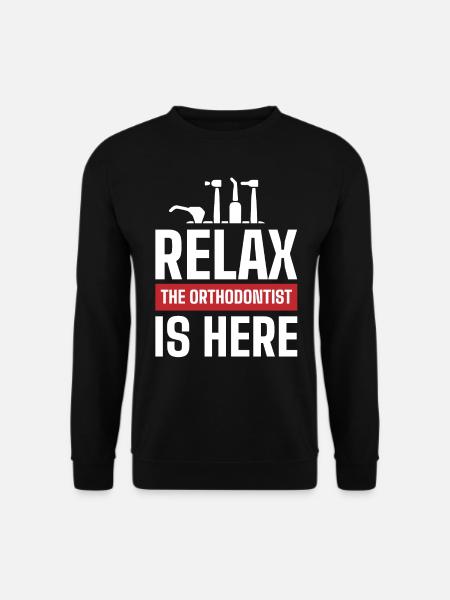 Orthodontists, dentists, dental services - Unisex Sweatshirt - black