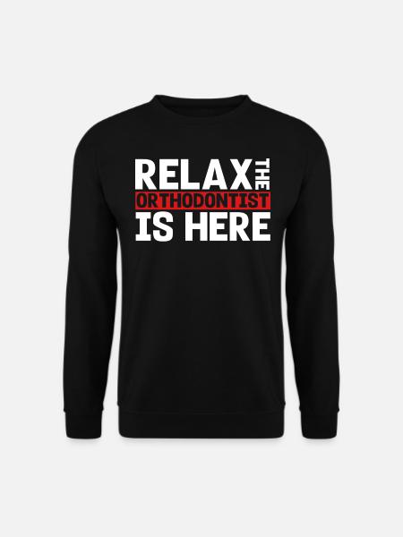 Kieferorthopäde, Zahnarzt, Kieferorthopädie, - Unisex Pullover - Schwarz