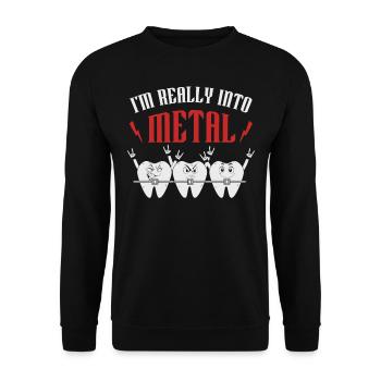 Orthodontist, Dentist, Orthodontics, - Unisex Sweatshirt - black - Front - Alina (178cm) & Michal (187cm)