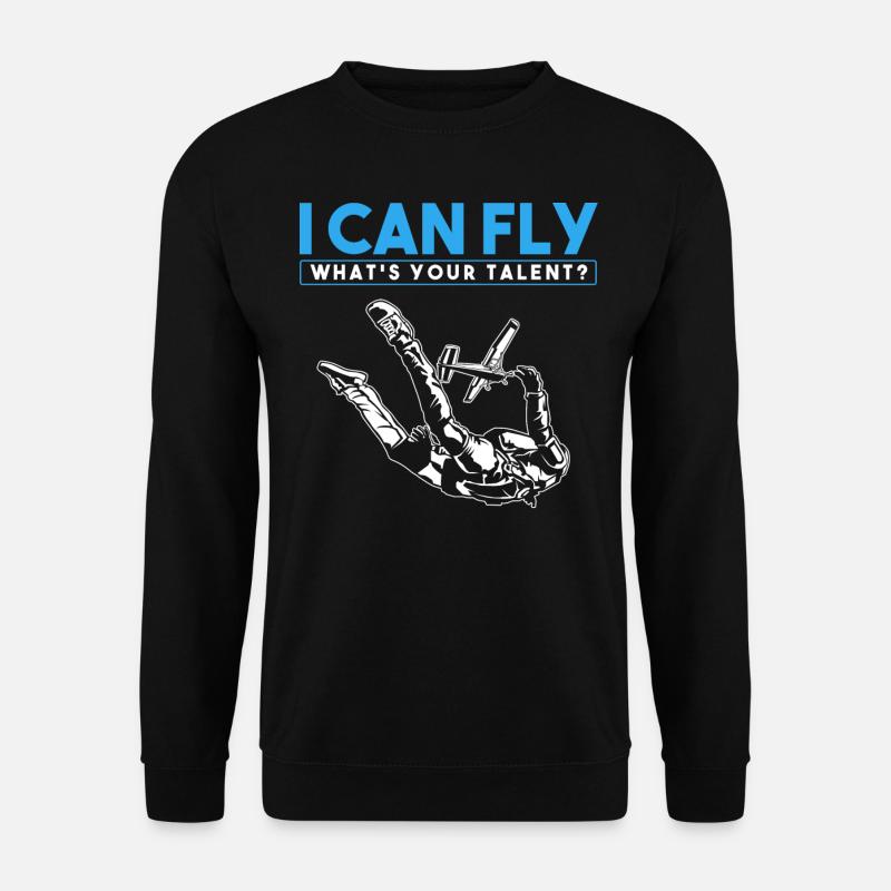 Fallschirmspringen, Fallschirmspringer - Unisex Pullover - Schwarz