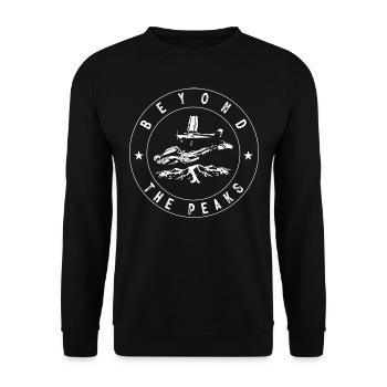 Skydiving, Skydiving - Unisex Sweatshirt - black - Front - Alina (178cm) & Michal (187cm)