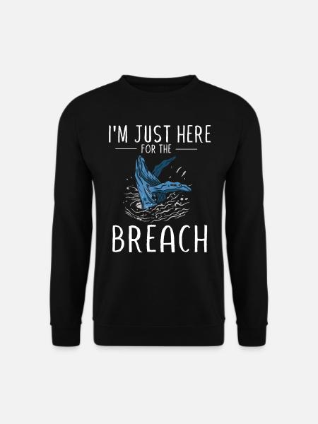 Baleines, baleines, observation des baleines, observation des baleines - Sweat-shirt Unisexe - noir