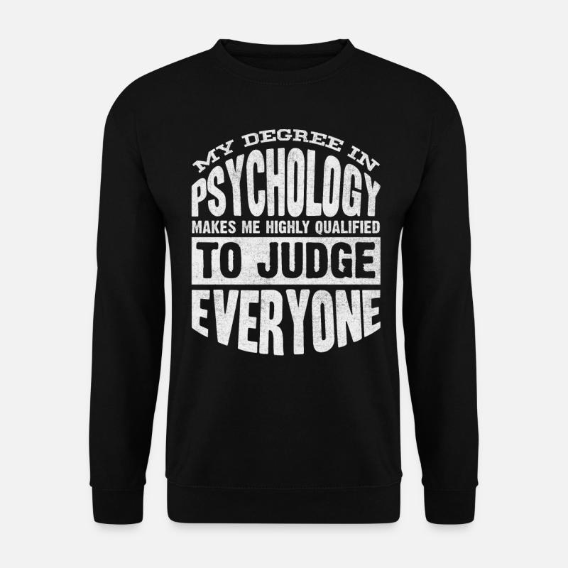Psychologe, Psychiater, Psychoanalytiker - Unisex Pullover - Schwarz