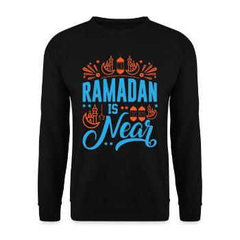 Ramadan, Rabian, Muslim, Islamic - Unisex Sweatshirt - black - Front - Alina (178cm) & Michal (187cm)