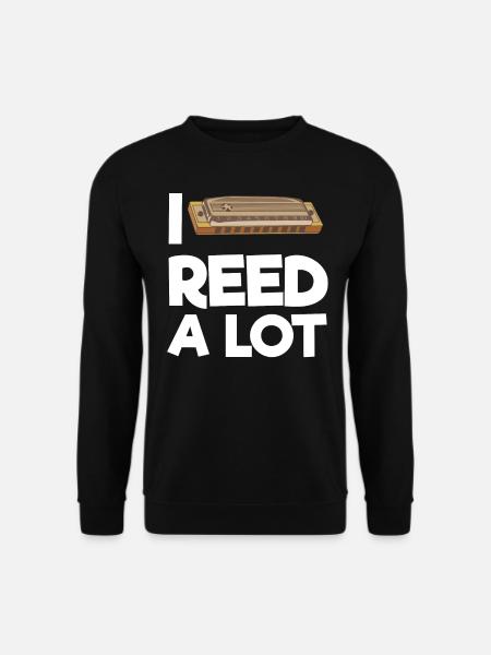 Harmonica player, Harmonica music - Unisex Sweatshirt - black