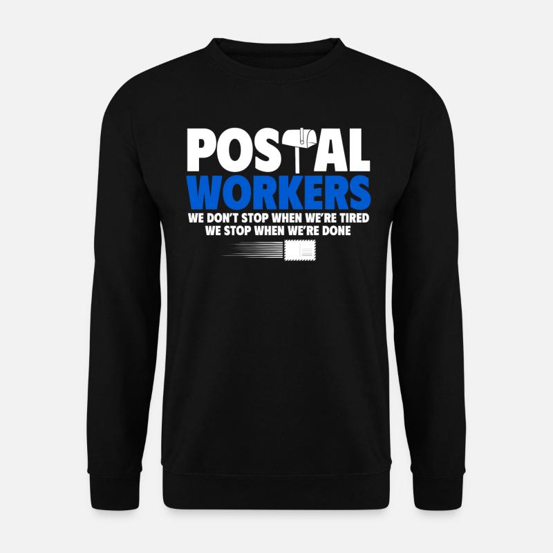 Postarbeiter, Post Mann - Unisex Pullover - Schwarz