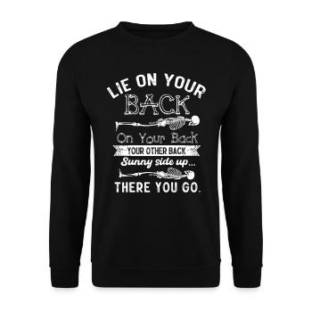RAD technology, radiologist - Unisex Sweatshirt - black - Front - Alina (178cm) & Michal (187cm)