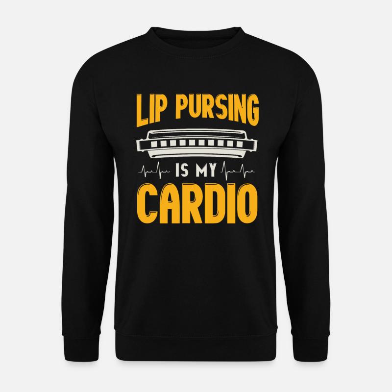 Harmoniciste, Unny harmonica - Sweat-shirt Unisexe - noir