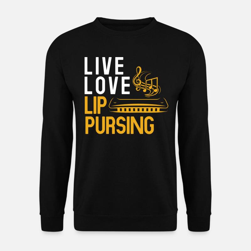 Harmoniciste, Unny harmonica - Sweat-shirt Unisexe - noir