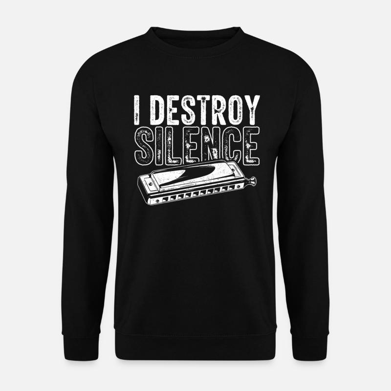Harmoniciste, Unny harmonica - Sweat-shirt Unisexe - noir