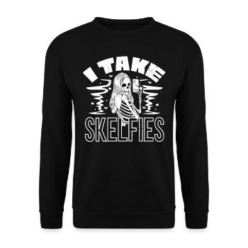 Radiologie, Radiologe - Unisex Pullover - Schwarz - Vorne - Alina (178cm) & Michal (187cm)