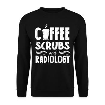 Radiologue, radiologue - Sweat-shirt Unisexe - noir - Devant - Alina (178cm) & Michal (187cm)