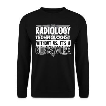 Radiologie, Radiologe - Unisex Pullover - Schwarz - Vorne - Alina (178cm) & Michal (187cm)