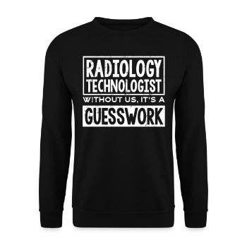 Radiologie, Radiologe - Unisex Pullover - Schwarz - Vorne - Alina (178cm) & Michal (187cm)
