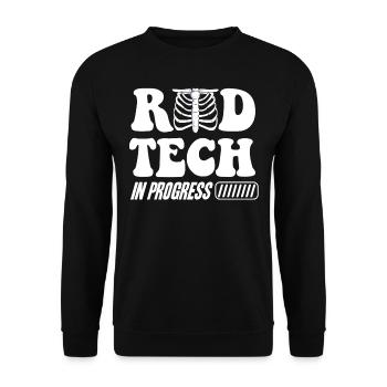 Radiologie, Radiologe - Unisex Pullover - Schwarz - Vorne - Alina (178cm) & Michal (187cm)