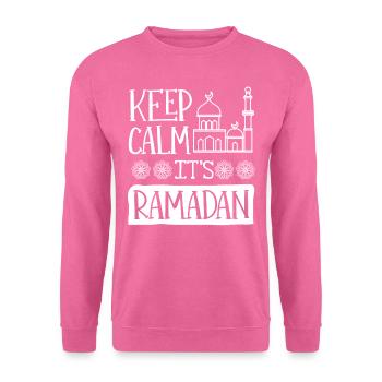 Célébration du Ramadan, fête musulmane - Sweat-shirt Unisexe - rose - Devant