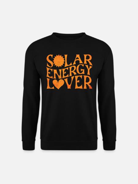 Solarenergie, Erneuerbare Energie - Unisex Pullover - Schwarz