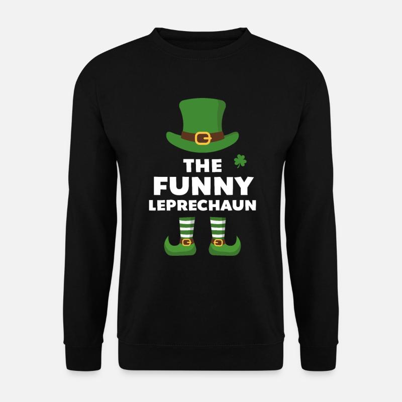 The Funny Leprechaun - Unisex Sweatshirt - black