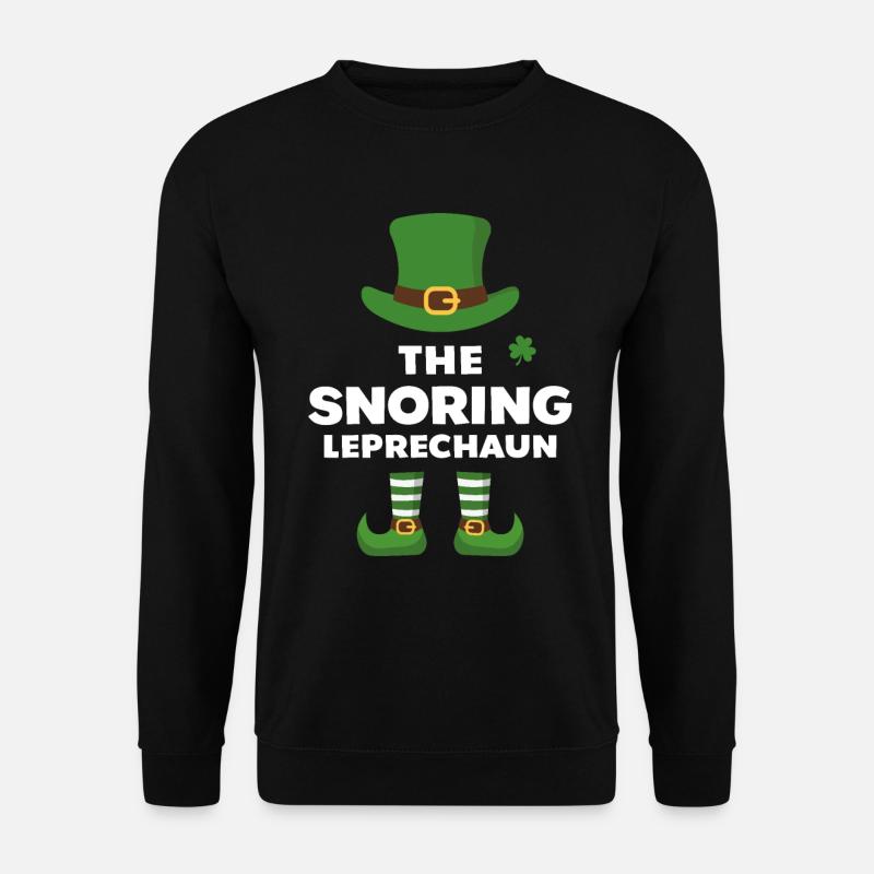 Der schnarchende Kobold - Unisex Pullover - Schwarz