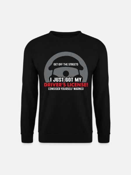 Driving licence - Unisex Sweatshirt - black