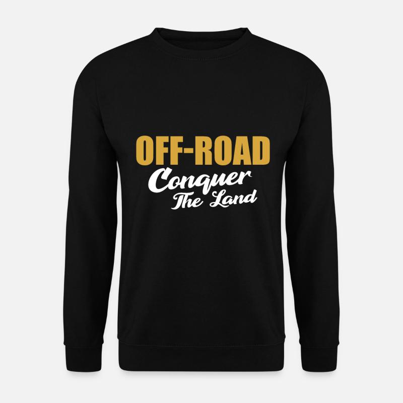 Tout-terrain, 4x4, 4 roues - Sweat-shirt Unisexe - noir