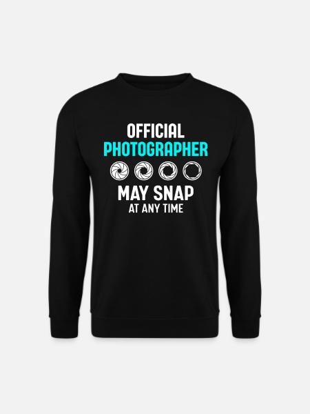 Photographer, Photography - Unisex Sweatshirt - black