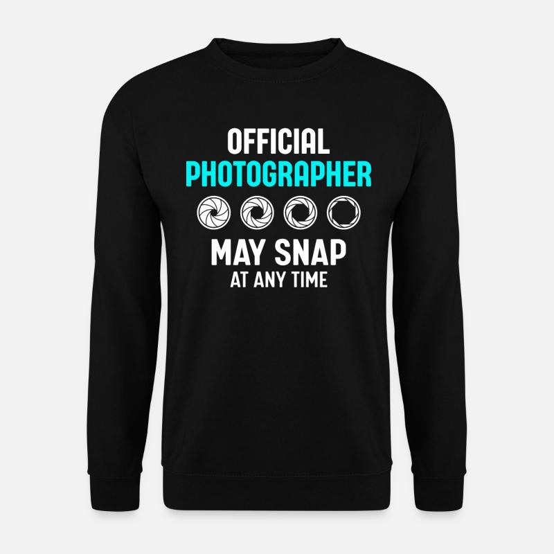 Fotograf, Fotografie - Unisex Pullover - Schwarz