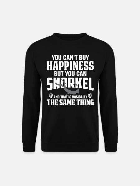 Schnorcheln, Schnorcheln, Tauchen, Unterwasser - Unisex Pullover - Schwarz