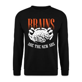 Neurowissenschaft - Unisex Pullover - Schwarz - Vorne - Alina (178cm) & Michal (187cm)