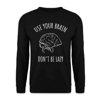 Neurowissenschaft - Unisex Pullover - Schwarz - Vorne - Alina (178cm) & Michal (187cm)