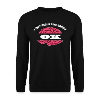 Neurosciences - Sweat-shirt Unisexe - noir - Devant - Alina (178cm) & Michal (187cm)