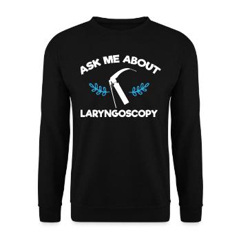 Anesthesiologist, Anesthesiology - Unisex Sweatshirt - black - Front - Alina (178cm) & Michal (187cm)