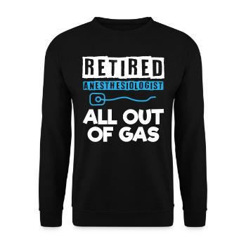 Anesthesiologist, Anesthesiology - Unisex Sweatshirt - black - Front - Alina (178cm) & Michal (187cm)