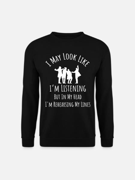Broadway, Musical, Theater - Unisex Pullover - Schwarz